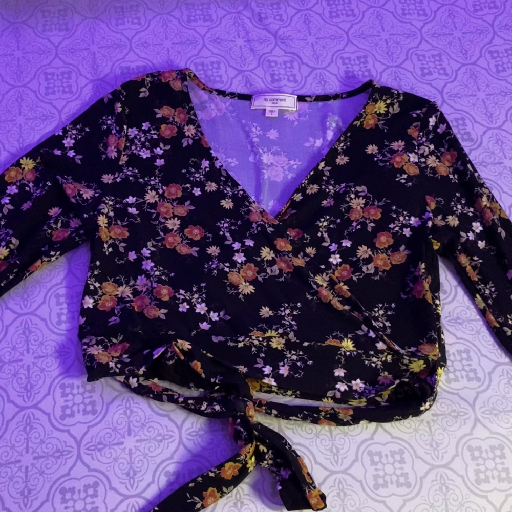 Cropped Floral Top